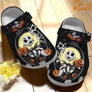 Jack Kellington Pumpkin Halloween Crocs 1