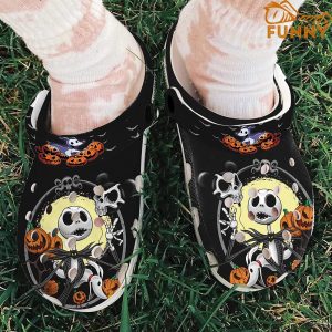 Jack Kellington Pumpkin Halloween Crocs 2