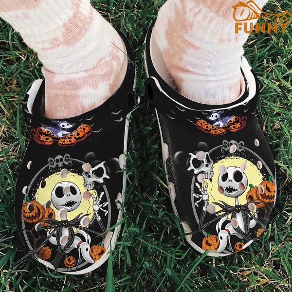 Jack Kellington Pumpkin Halloween Crocs