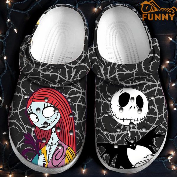 Jack Skellington And Sally Black Crocs