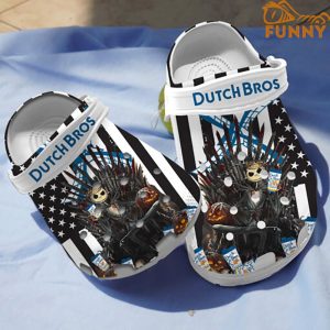 Jack Skellington Crown Royal Blue Halloween Crocs 1