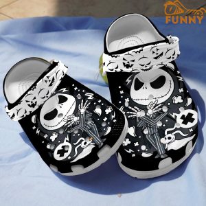 Jack Skellington Dark Black Crocs 1