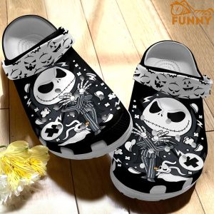 Jack Skellington Dark Black Crocs 2