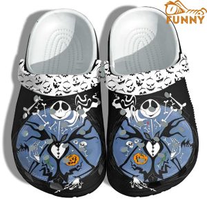 Jack Skellington Dark Crocs