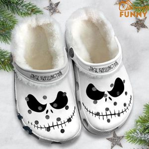 Jack Skellington Face Fleece Crocs