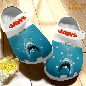 Jaws Blue Shark Crocs 3