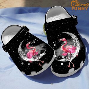 Moon Light Flamingo Crocs 1