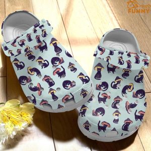 Mushroom Cat Crocs Classic Clog Shoes