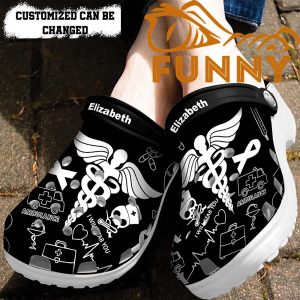 Nurse Custom Crocs With Name