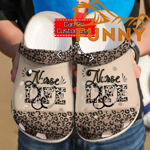 Nurse Life Cheetah Crocs Classic Clog