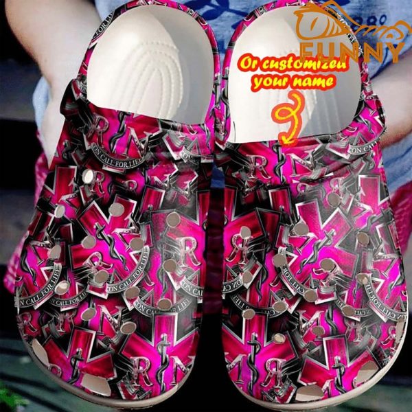 Nurse Star Of Life Pink Crocs