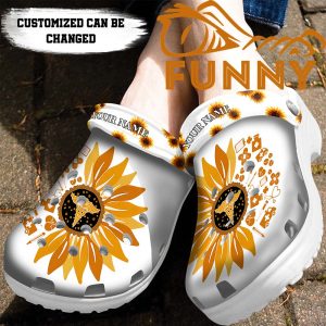 Nurse Symbol Sunflower Crocs