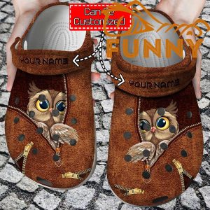 Customized Owl Crocs Classic Clog