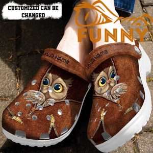 Owl Zipper Crocs Classic Clog 2