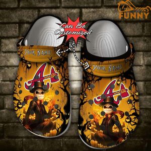 Personalized Atlanta Braves Crocs, Nightmare Before Christmas Halloween