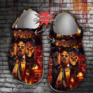 Personalized Michael Jason Crocs Halloween