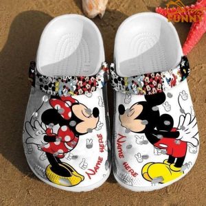 Personalized Mickey And Minnie Crocs