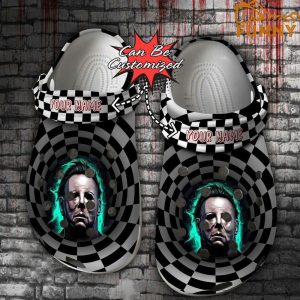 Personalized Scary Michael Myers Crocs Halloween