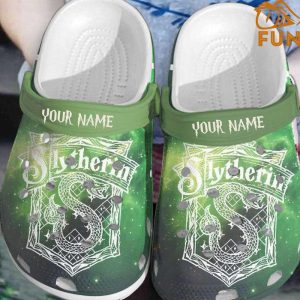 Personalized Slytherin Logo Harry Potter Crocs