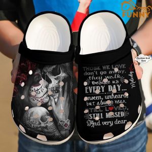 Personalized Those We Love Skull Crocs