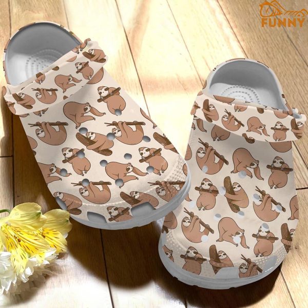 Sloth Animal Crocs Clog Shoes