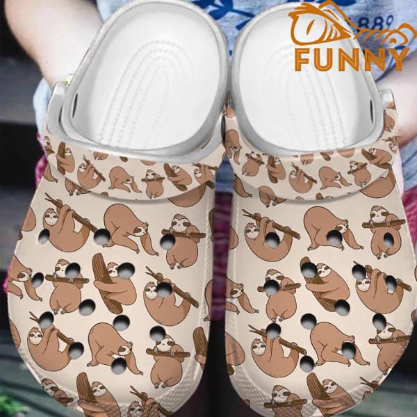 Sloth Animal Crocs Clog Shoes