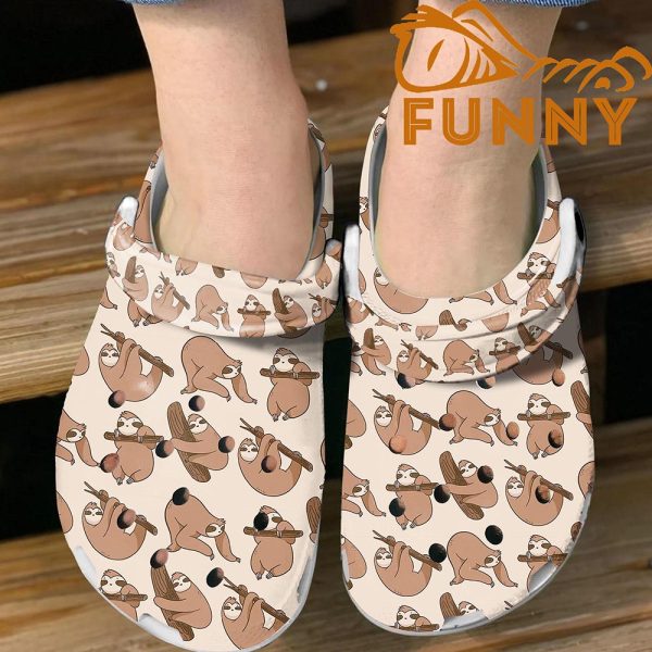 Sloth Animal Crocs Clog Shoes