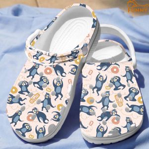 Sloth Cool Crocs Crocband Shoes 4