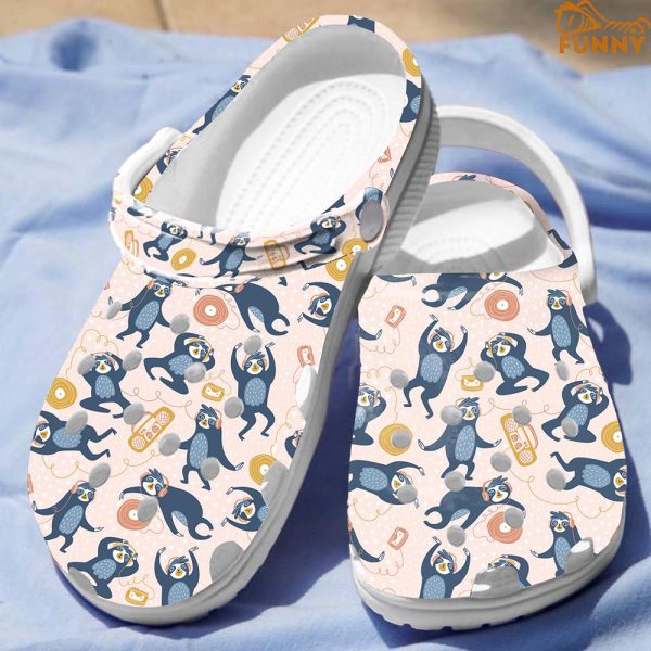 Sloth Cool Crocs Crocband Shoes