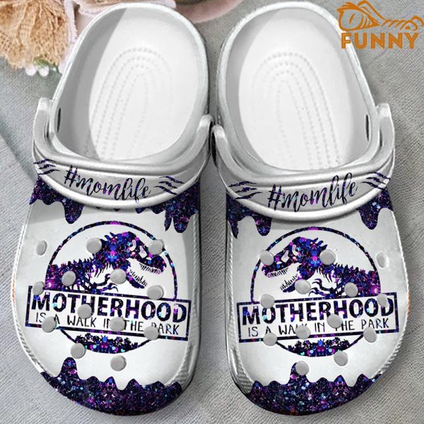 T Rex Motherhood Dinosaur Crocs