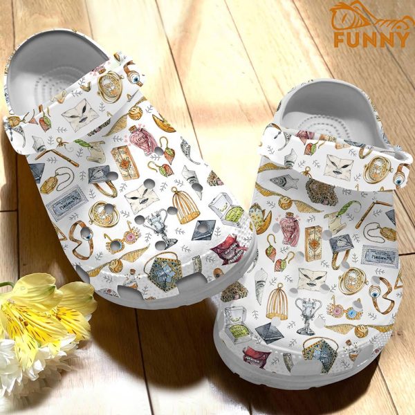 Artefacts Pattern Harry Potter Crocs