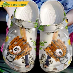 Baseball Equipment Butterfly Crocs