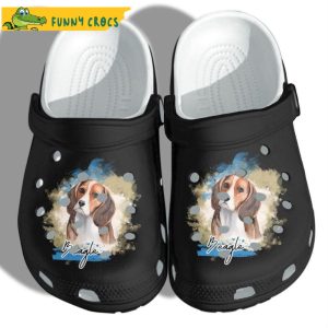 Beagle Cute Dog Crocs