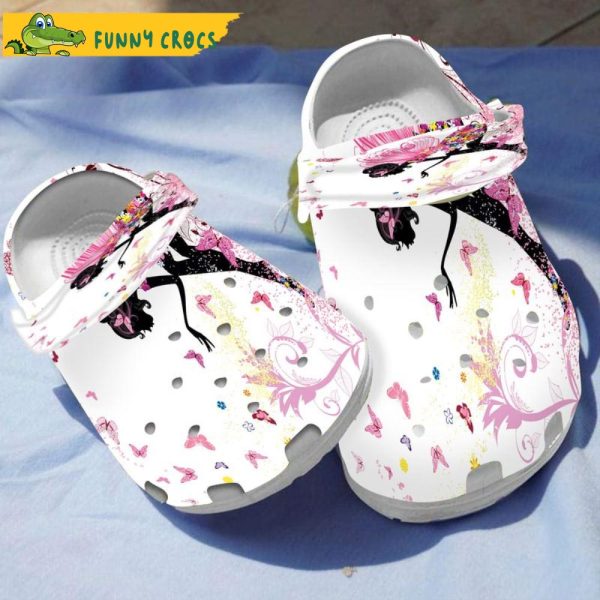 Beautiful Butterfly Girl Halloween Crocs