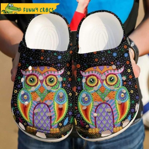 Beautiful Owl Crocs