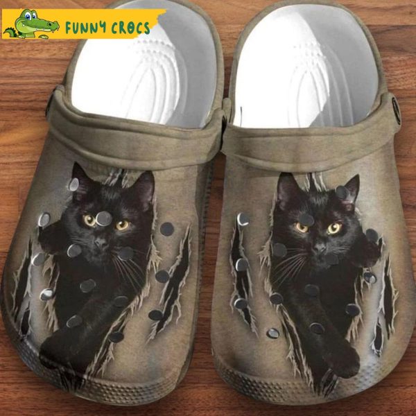 Black Cat Kitten Cat Crocs