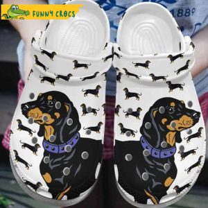 Black Dachshund Puppys Dog Crocs