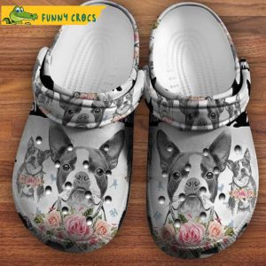 Boston Terriers Happy Mom Dog Crocs