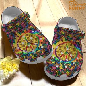 Butterfly Hippie Crocs