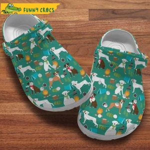 Camping Pattern Dog Crocs