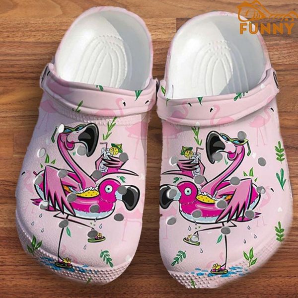 Cartoon Flamingo Crocs