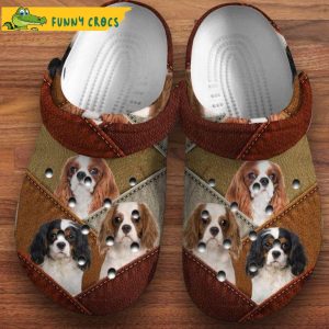 Cavalier King Charles Spaniel Leather Dog Crocs