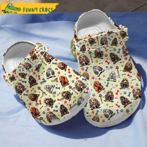 Cocker Spaniel Dog Owner Idea Birthday Crocs