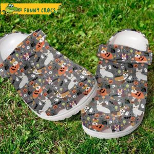 Corgi Dog Halloween Crocs