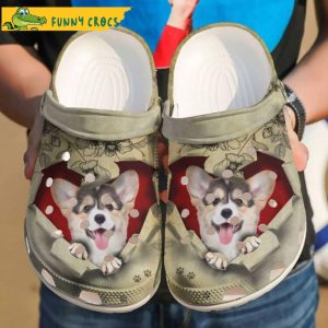 Corgi They Steal My Heart Dog Crocs