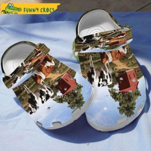 Cow Milk Funny Crocs