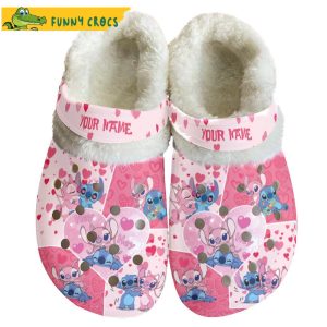 Custom Fleece couple stitch Crocs