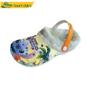 Custom Ohana Mlean Family Fleece Stitch Crocs 2