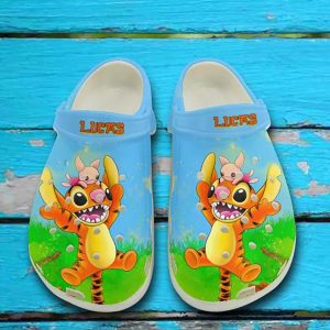 Custom Tiger Stitch Crocs Clog Shoes