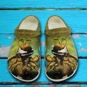 Custom Venom Stitch Crocs Clog Shoes